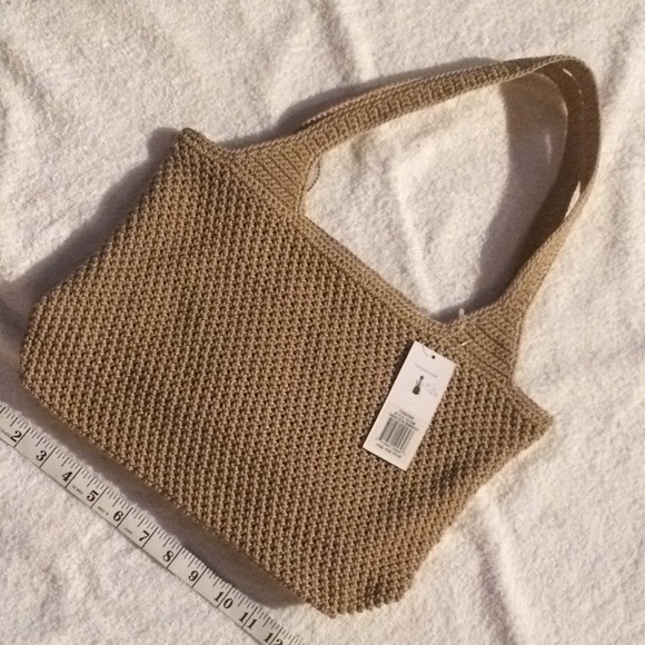 The Sak Handbags - 🏖SALE☀️The Sak Cloth NWT Straw-Colored Handbag 👜